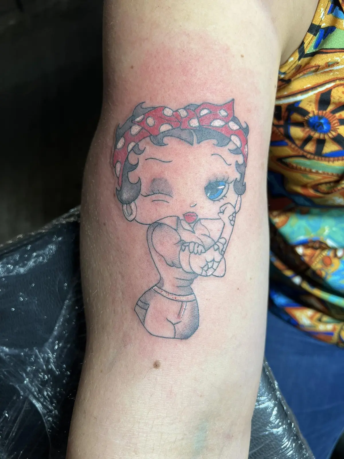 Tatouage Betty Boop